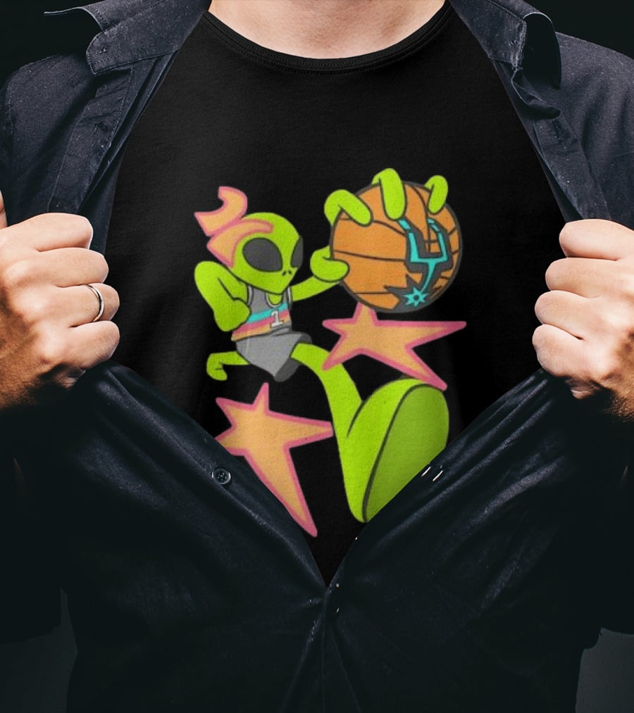 Victor Wembanyama Alien San Antonio Spurs 1 Basketball Star T-Shirt