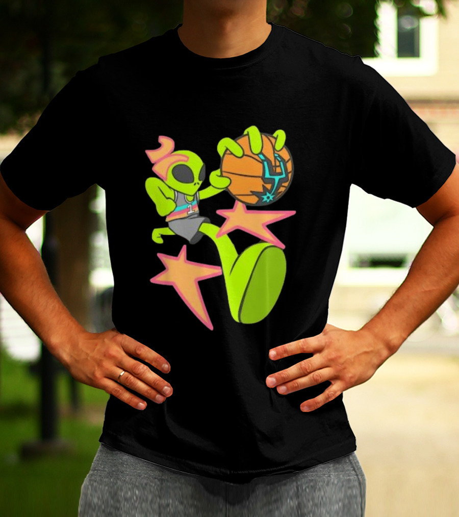 Victor Wembanyama Alien San Antonio Spurs 1 Basketball Star T-Shirt