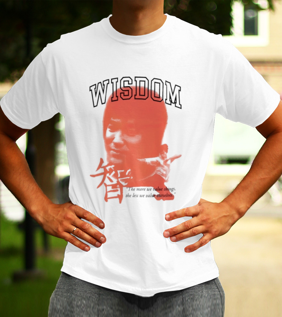 Bruce Lee Awake NY Wisdom Red T-Shirt