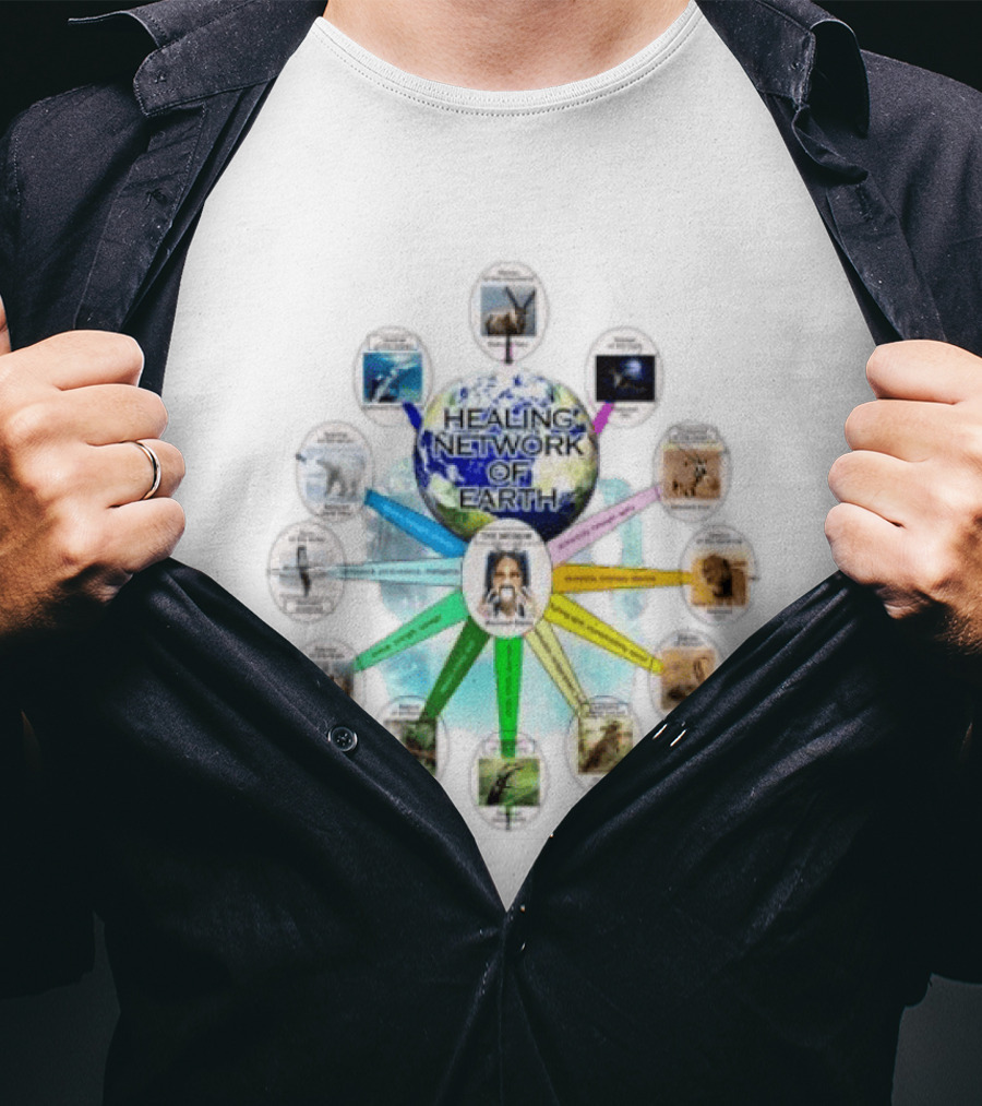 Healing Network Of Earth Spiritual Connections T-Shirt