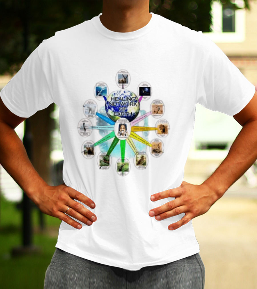 Healing Network Of Earth Spiritual Connections T-Shirt