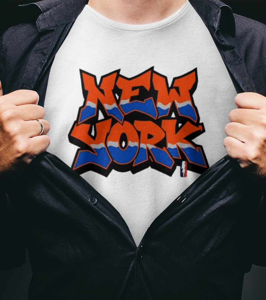 New York Knicks Grateful Dead Steal Your Face Mashup Band Tour Sports T-Shirt