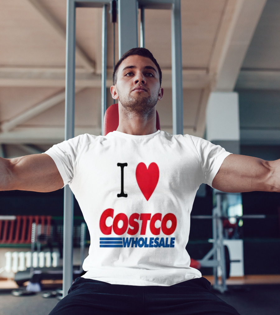 I Love Costco Wholesale Red Heart T-Shirt