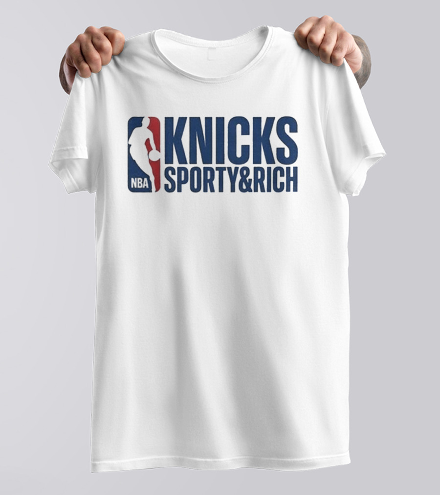 Knicks NBA Sporty & Rich 2026 Collaboration T-Shirt