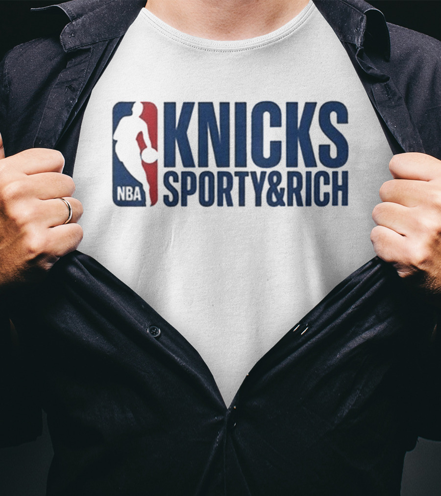 Knicks NBA Sporty & Rich 2026 Collaboration T-Shirt