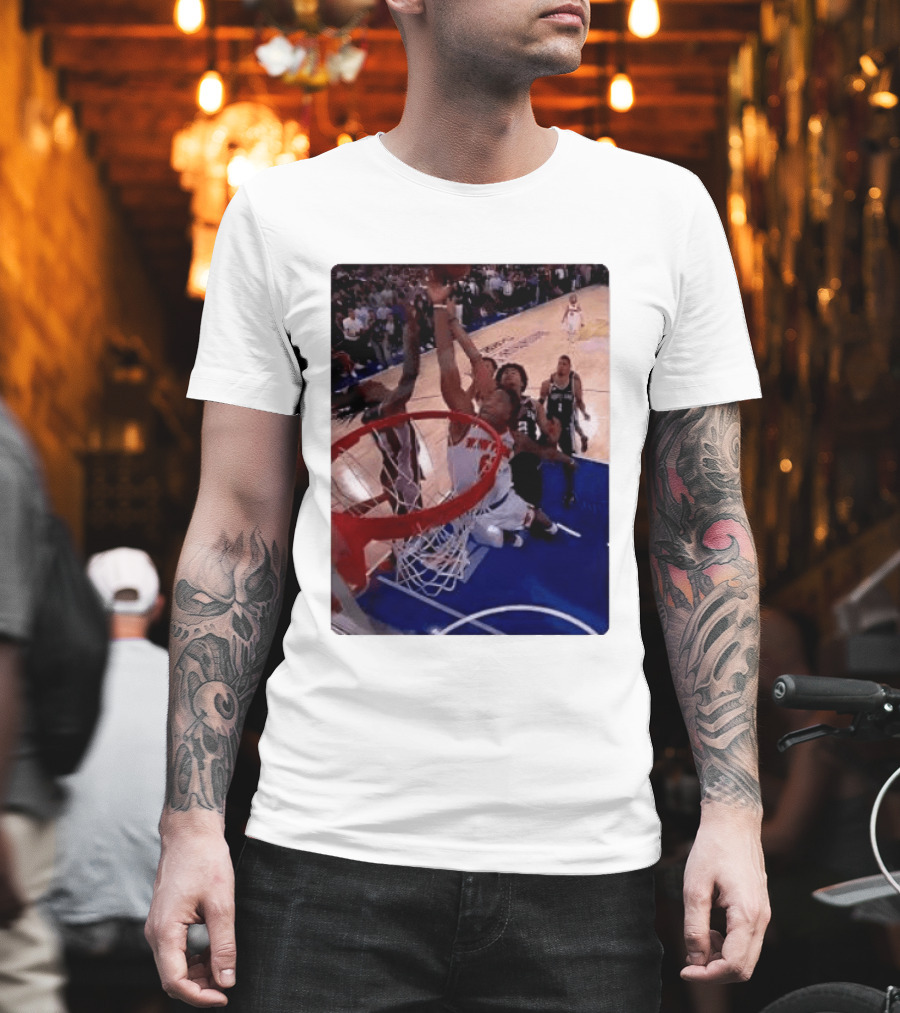 OG Anunoby Laocoon Knicks Game 4 Basketball Moment T-Shirt
