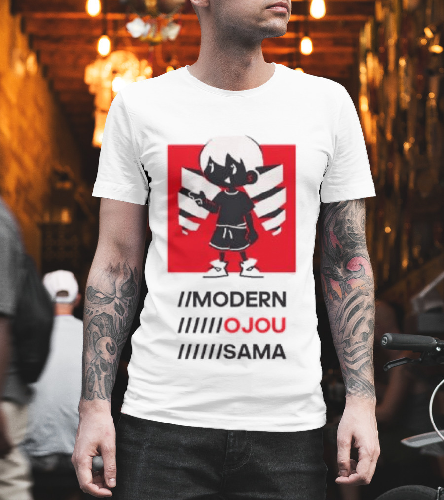 Modern Ojou Sama Character With Bold Hairstyle And Attitude T-Shirt