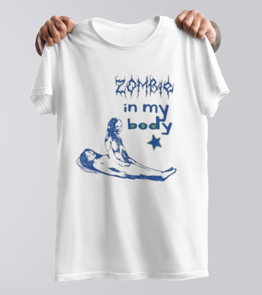 Olivia Rodrigo Zombie In My Body Blue Sketchy T-Shirt