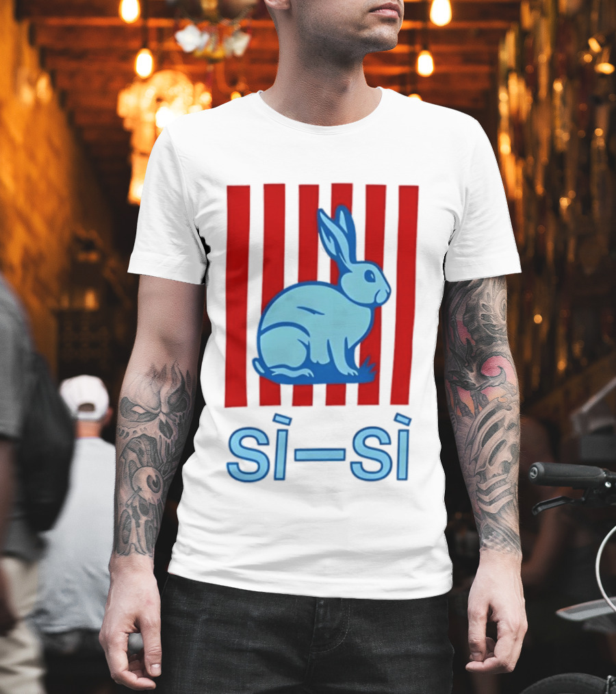 Rm Bottega Veneta Sisi Rabbit Stripes Si Si T-Shirt