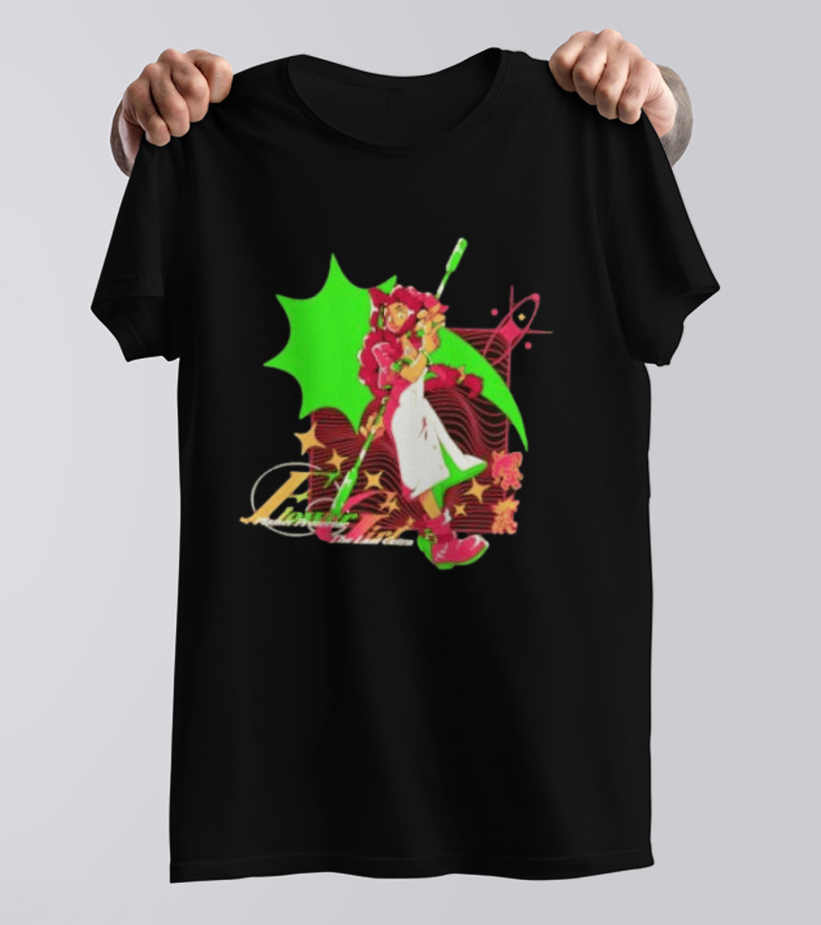 Aerith Gainsborough Final Fantasy VII Flower Girl Planet Protector Last Cetra Fantasy Art Nouveau T-Shirt