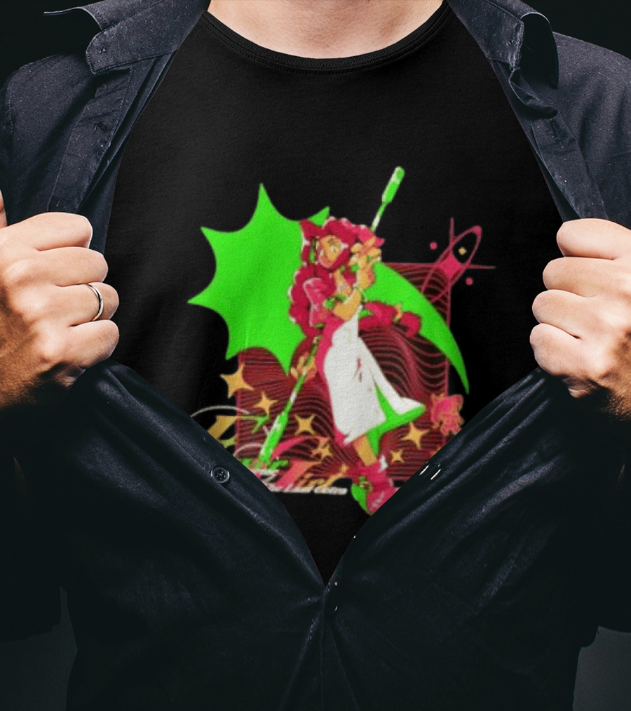 Aerith Gainsborough Final Fantasy VII Flower Girl Planet Protector Last Cetra Fantasy Art Nouveau T-Shirt