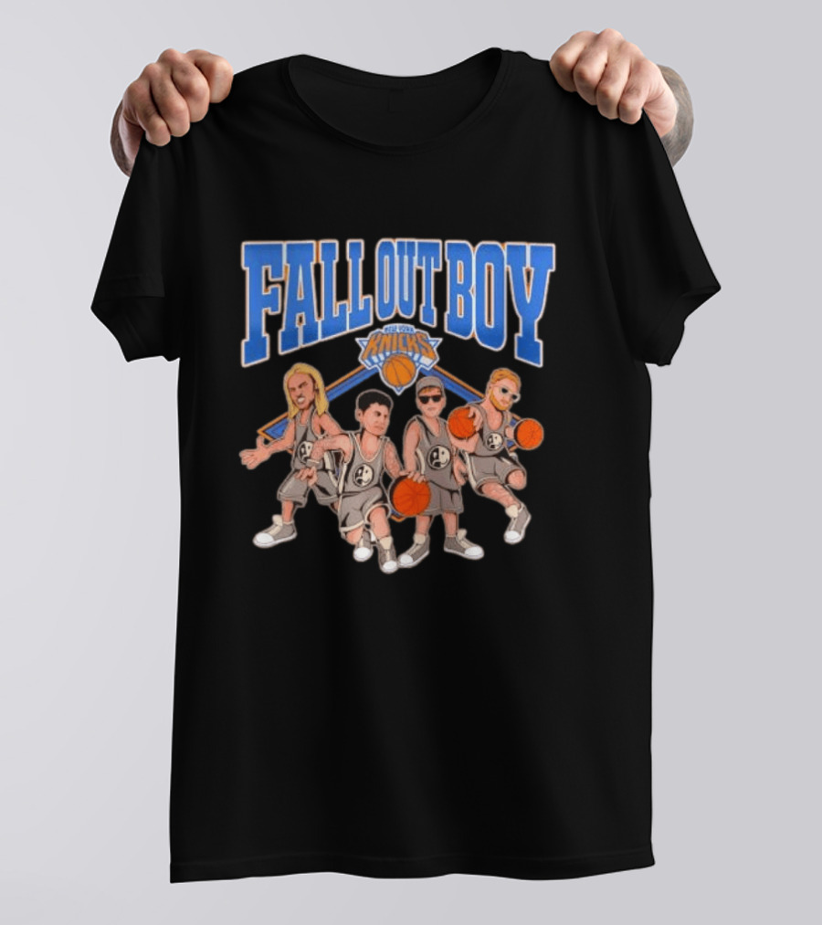 Fall Out Boy New York Knicks So Much For Our Dust Basketball Band Effort T-Shirt
