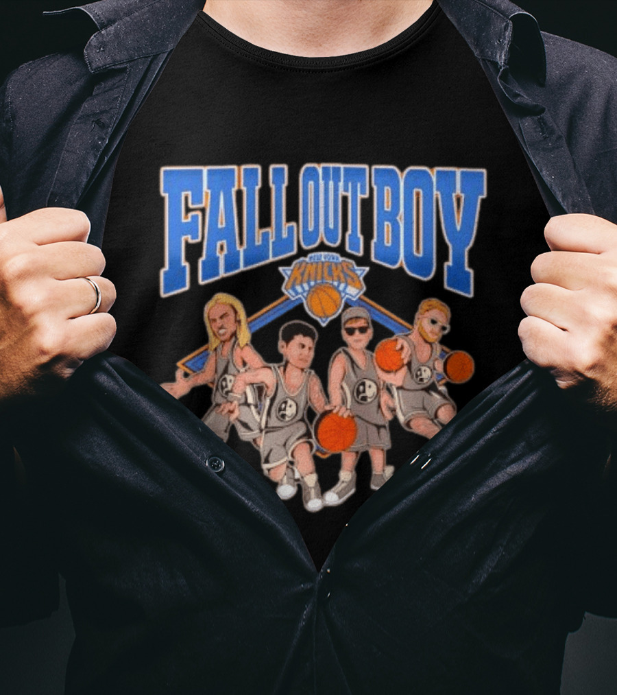 Fall Out Boy New York Knicks So Much For Our Dust Basketball Band Effort T-Shirt