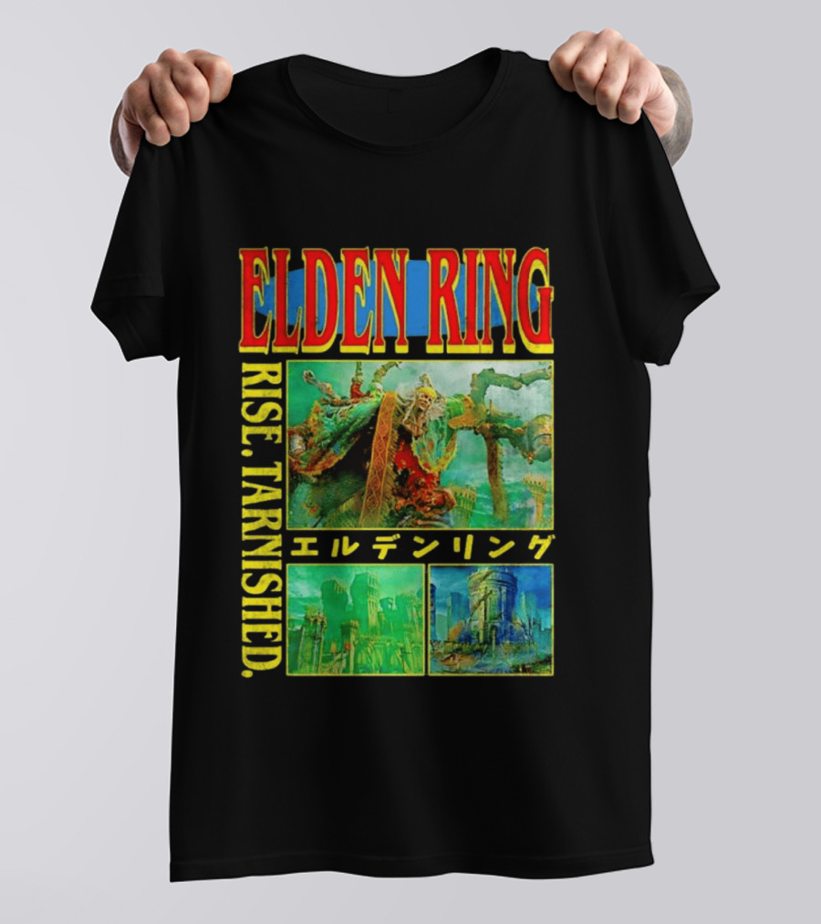 Elden Ring Godrick The Grafted Rise Tarnished Japanese T-Shirt