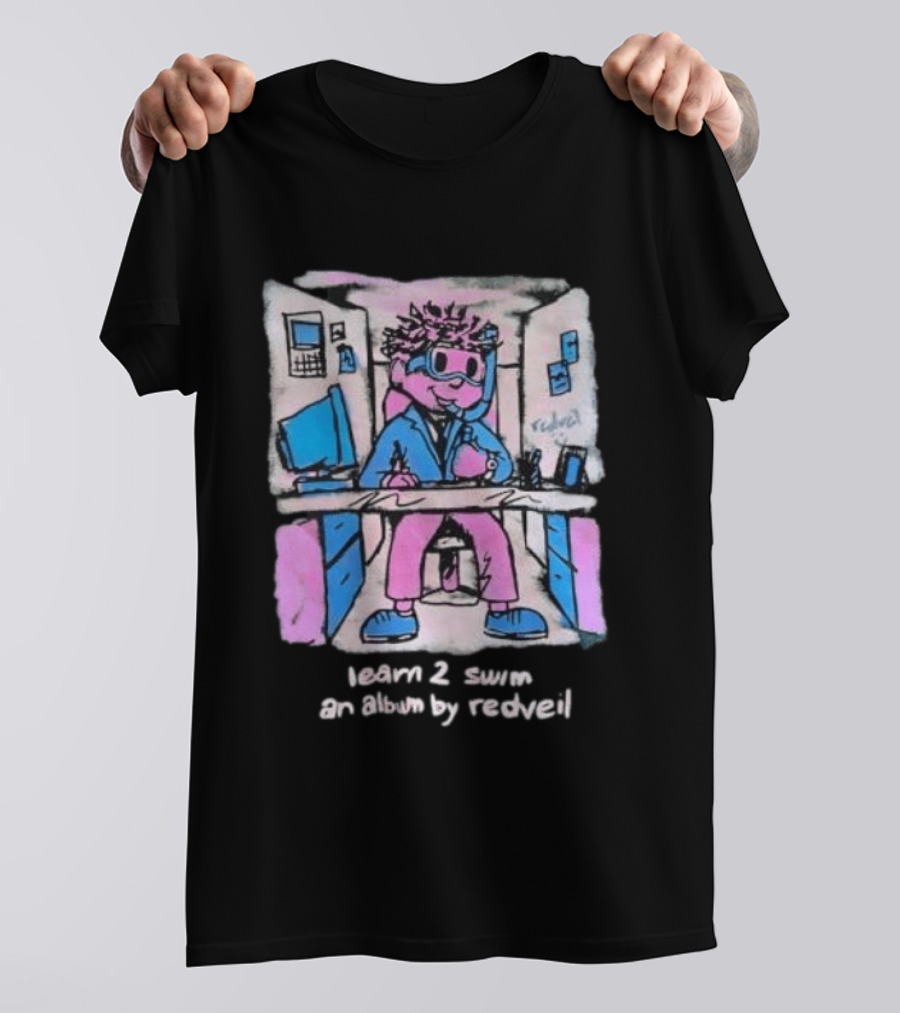 Learn 2 Swim An Album By Redveil Stylized T-Shirt