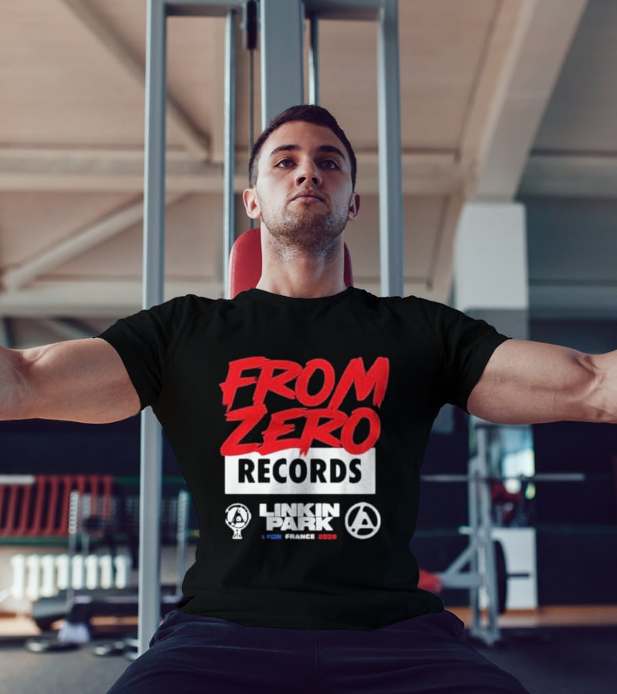 From Zero Records Linkin Park Lyon France 2026 T-Shirt