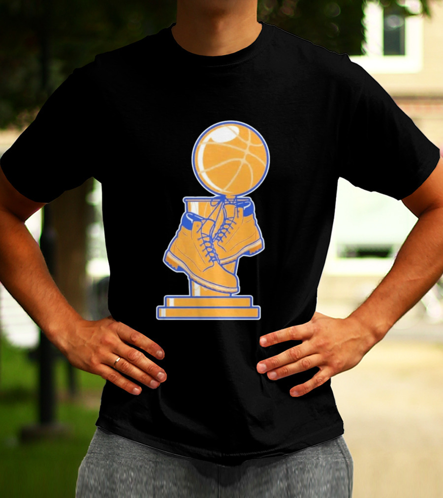 NY Basketball Trophy Timberland Boots T-Shirt