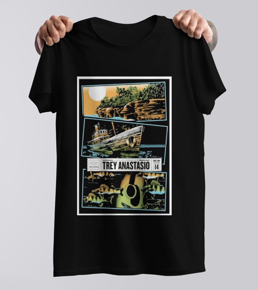 Trey Anastasio Acoustic Evening June 14 Bayfield Tour Big Top Venue Official Event T-Shirt