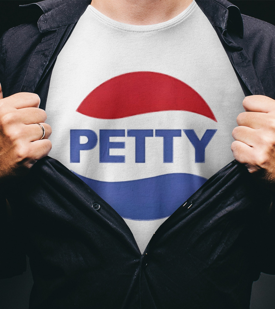 PETTY Pepsi Parody Red Blue T-Shirt