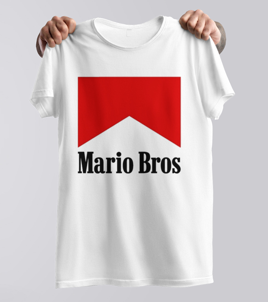 Mario Bros Red Banner T-Shirt