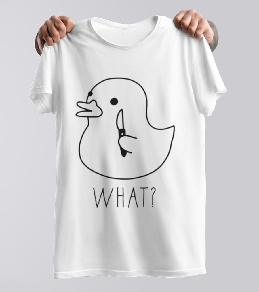 What Goose Duck Sketch Quirky Fun T-Shirt