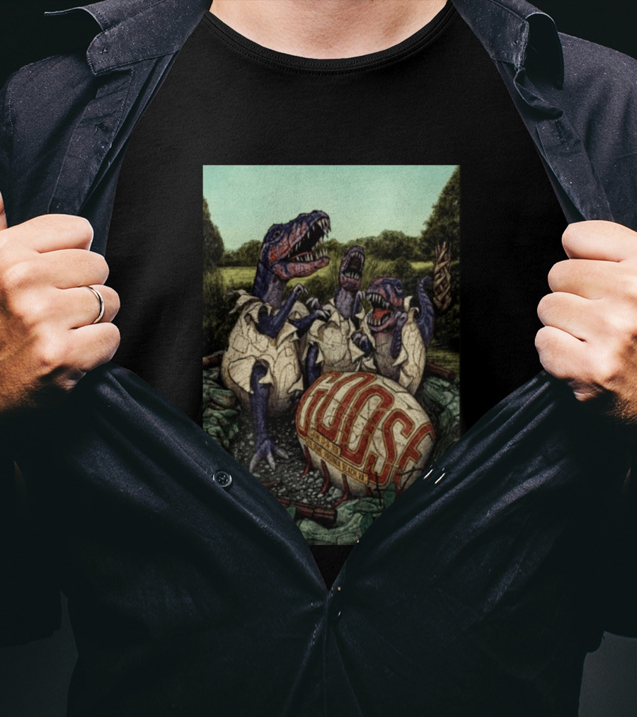 Goose June 15 16 2026 The Dome Virginia Beach VA Dinosaur T-Shirt