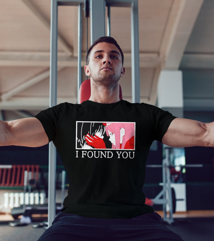 Hiro Zero Two Darling In The Franxx I Found You Anime Manga Pair Scene T-Shirt