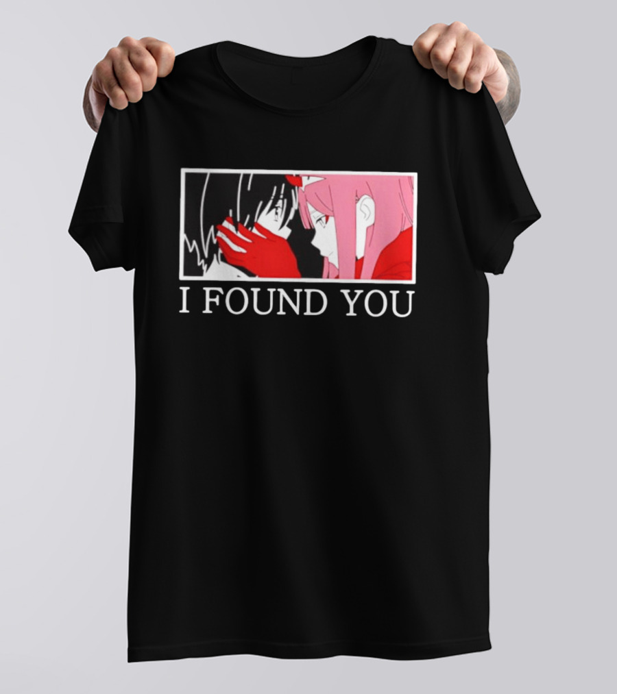 Hiro Zero Two Darling In The Franxx I Found You Anime Manga Pair Scene T-Shirt