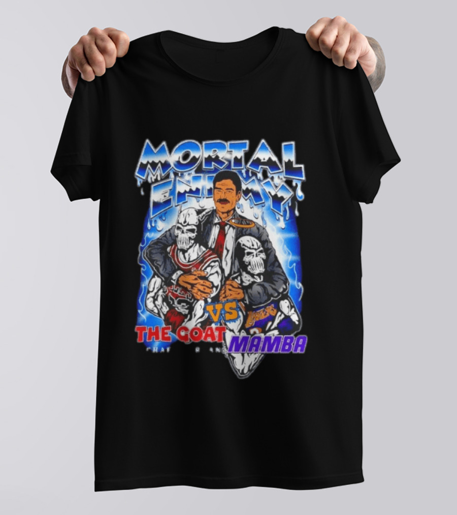 Mortal Enemy The GOAT Vs Mamba Michael Jordan Kobe Bryant Be Legendary T-Shirt
