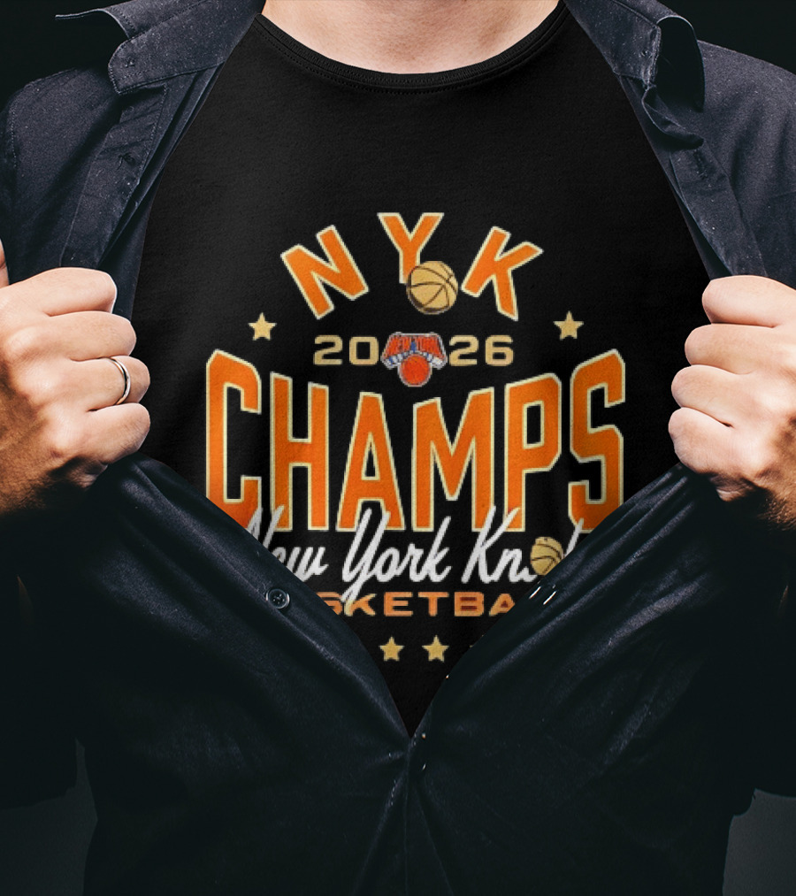 NYK 2026 Champs New York Knocks Basketball T-Shirt