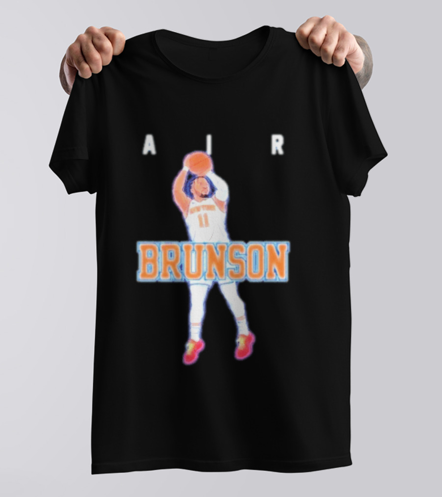 Jalen Brunson Air Brunson Knicks Basketball Jump Shot T-Shirt