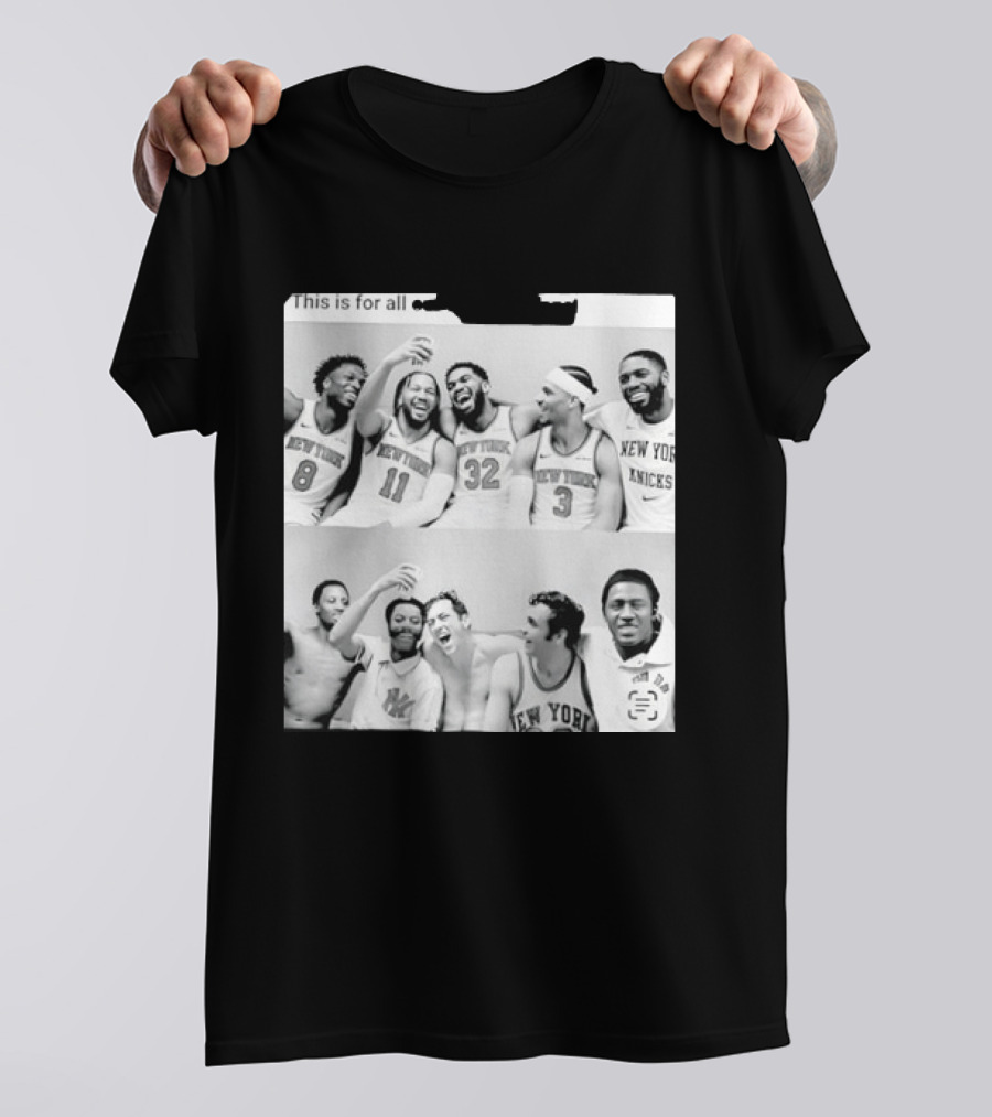 Jalen Brunson Karl Anthony Towns New York Knicks This Is For All Our Old Knick Fans T-Shirt