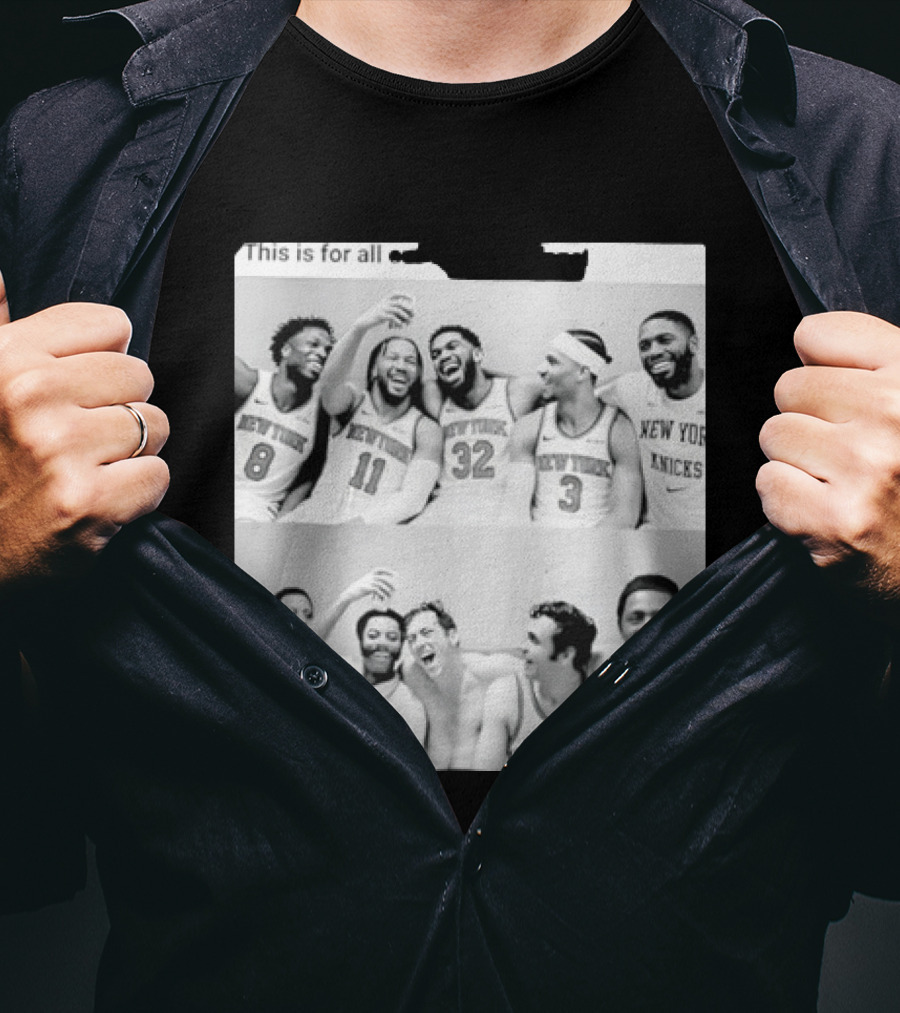 Jalen Brunson Karl Anthony Towns New York Knicks This Is For All Our Old Knick Fans T-Shirt