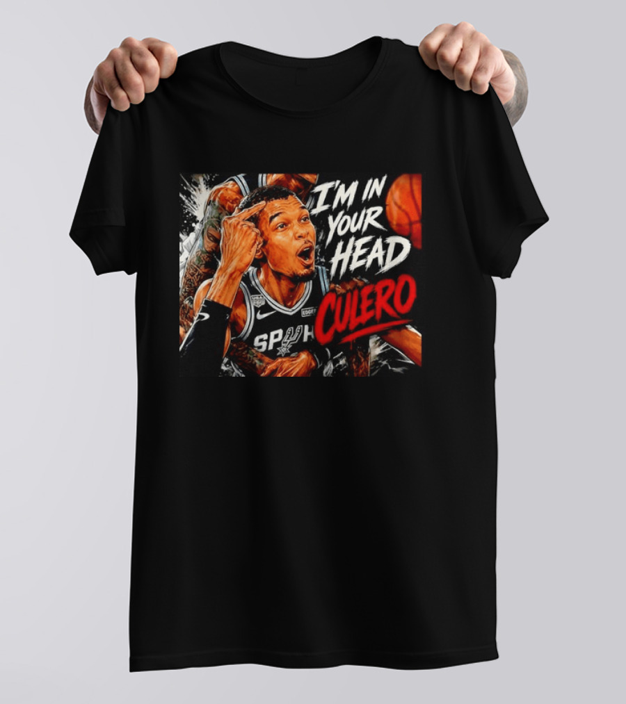 I'm In Your Head Culero Jeremy Sochan San Antonio Spurs NBA T-Shirt
