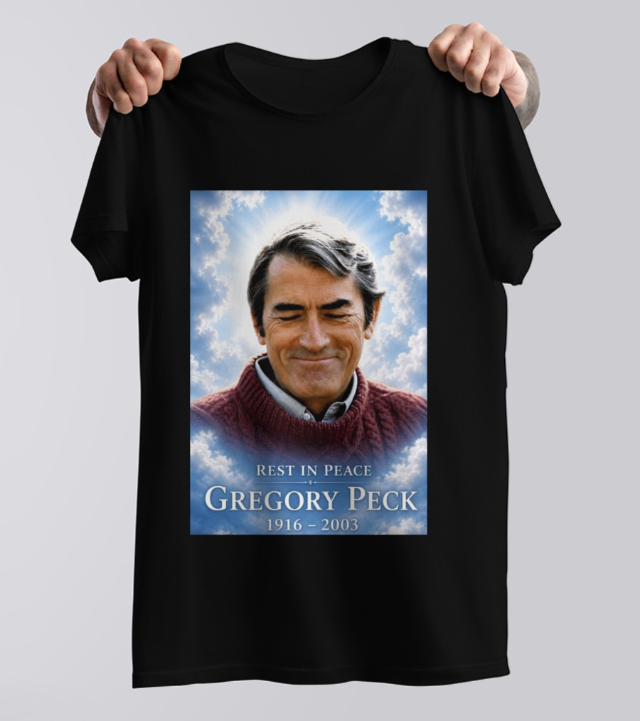 Rest In Peace Gregory Peck 1916 2003 Memorial T-Shirt