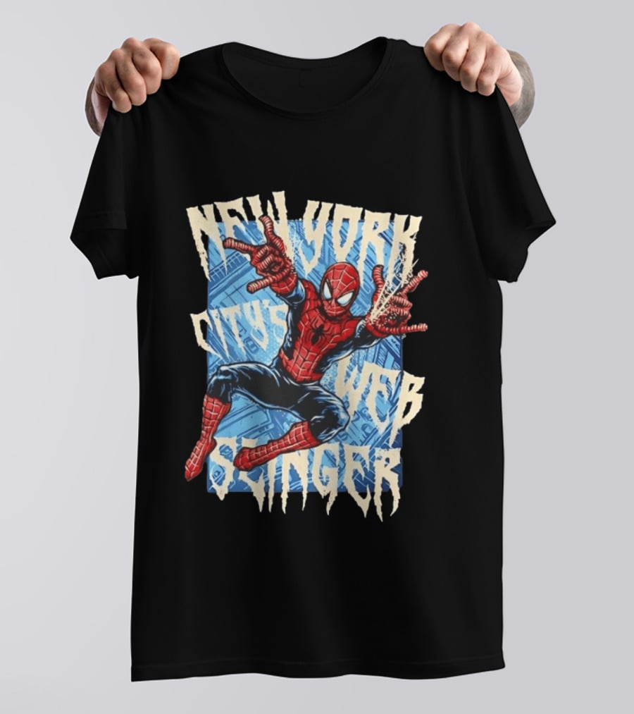 New York City's Web Slinger Spider Man T-Shirt