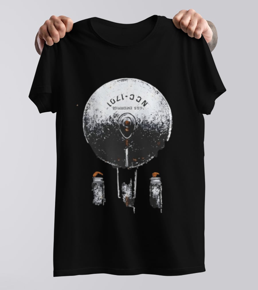 USS Enterprise NCC 1701 Boldly Go Starship T-Shirt