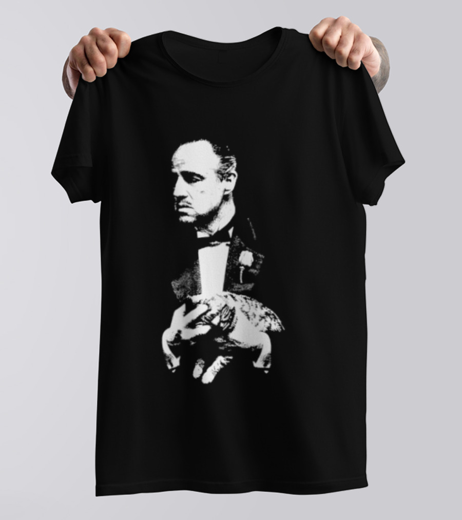 Vito Corleone Marlon Brando The Godfather Movie Film Noir T-Shirt
