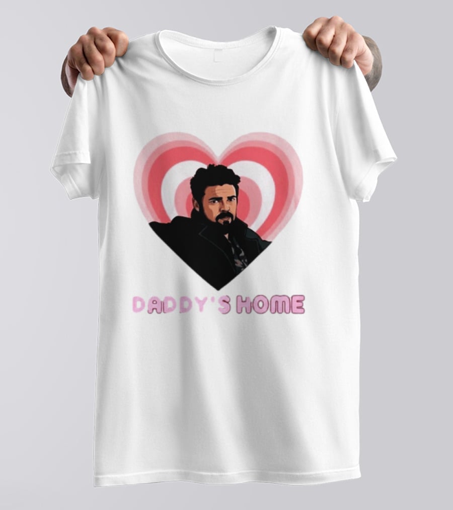 Daddy's Home The Boys Billy Butcher Heart T-Shirt