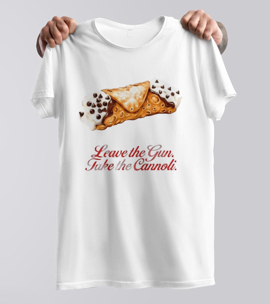 Clemenza The Godfather Leave The Gun Take The Cannoli Movie Mens Cannoli T-Shirt