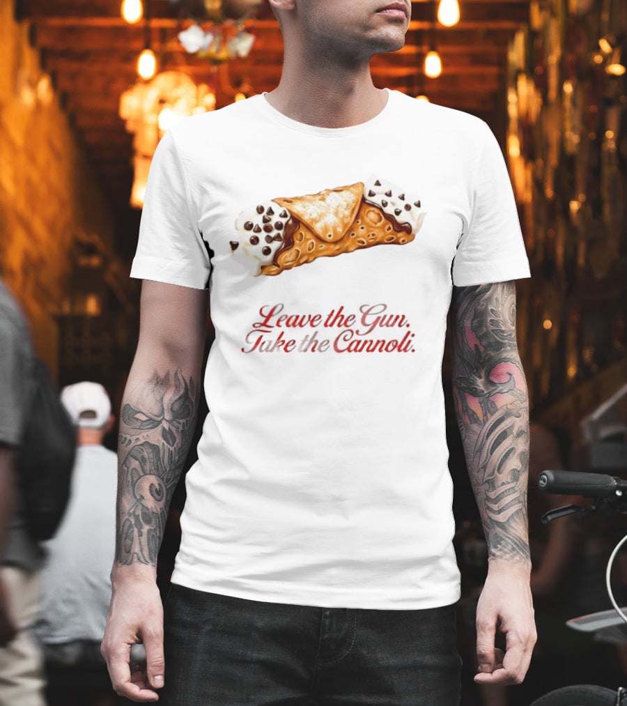 Clemenza The Godfather Leave The Gun Take The Cannoli Movie Mens Cannoli T-Shirt
