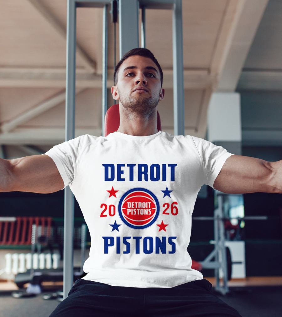 Detroit Pistons 2026 NBA Stars Team T-Shirt