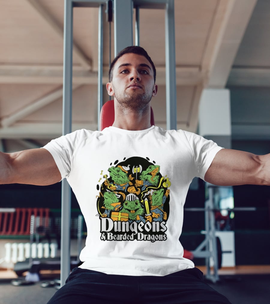 Dungeons And Bearded Dragons Adventurers Party Fantasy Game T-Shirt
