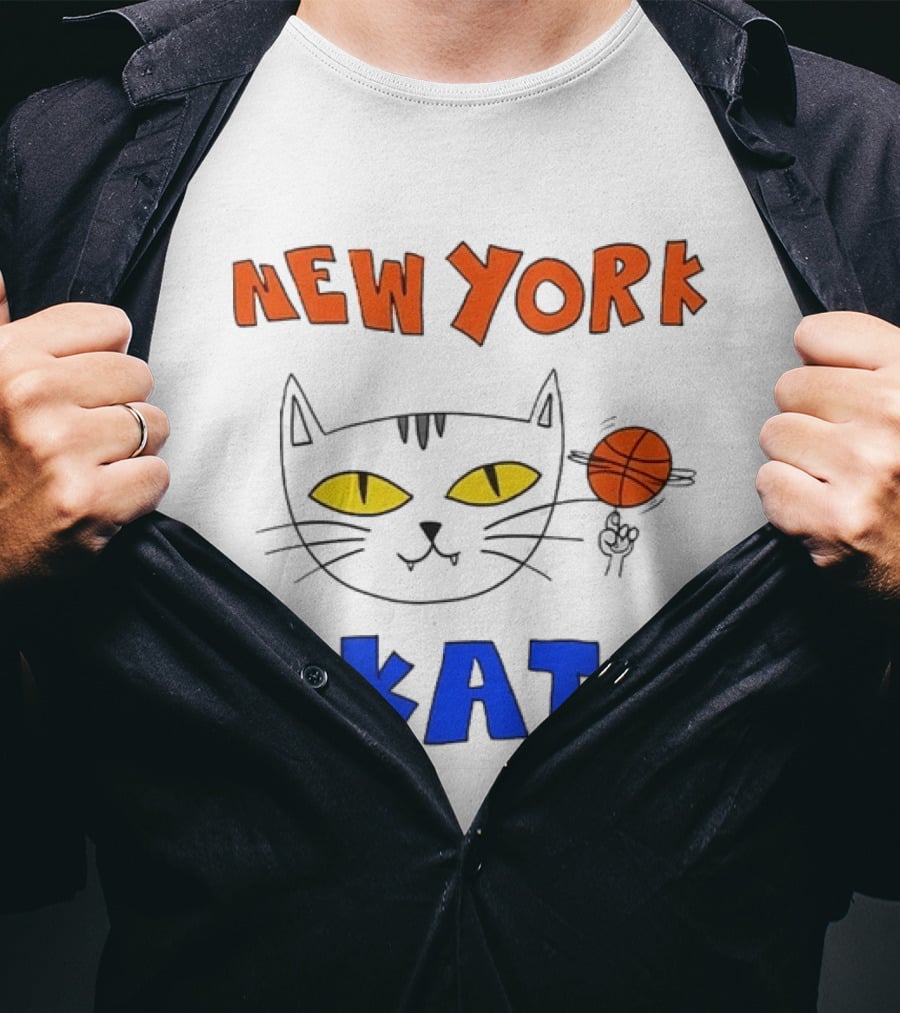 New York Kat Basketball T-Shirt