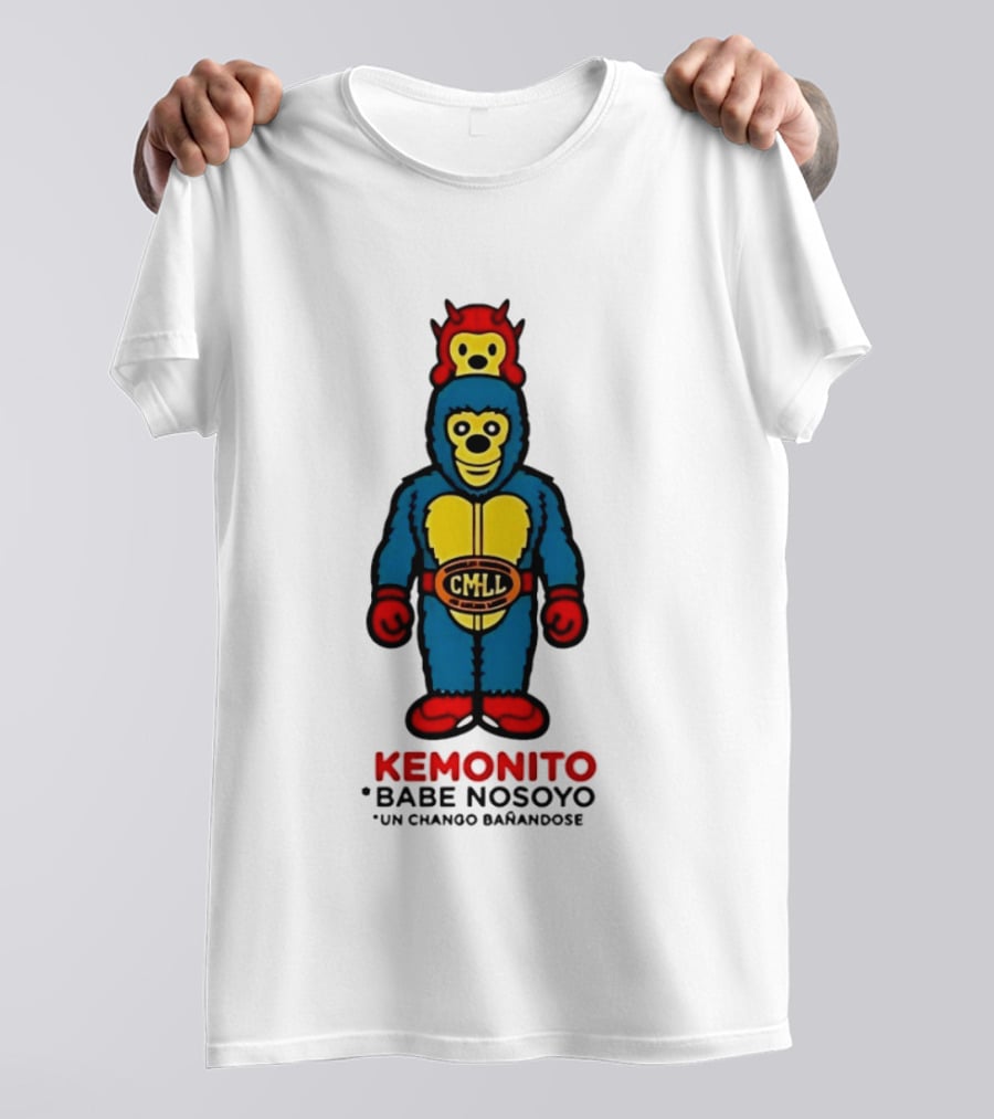 Kemonito CMLL Babe Nosoyo Un Chango Banandose Baby Milo T-Shirt