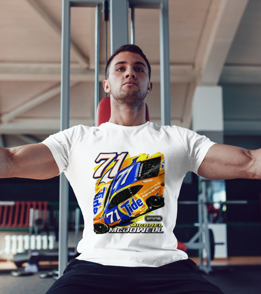 Michael McDowell Tide 71 NASCAR Racing Spire Motorsports Camry T-Shirt