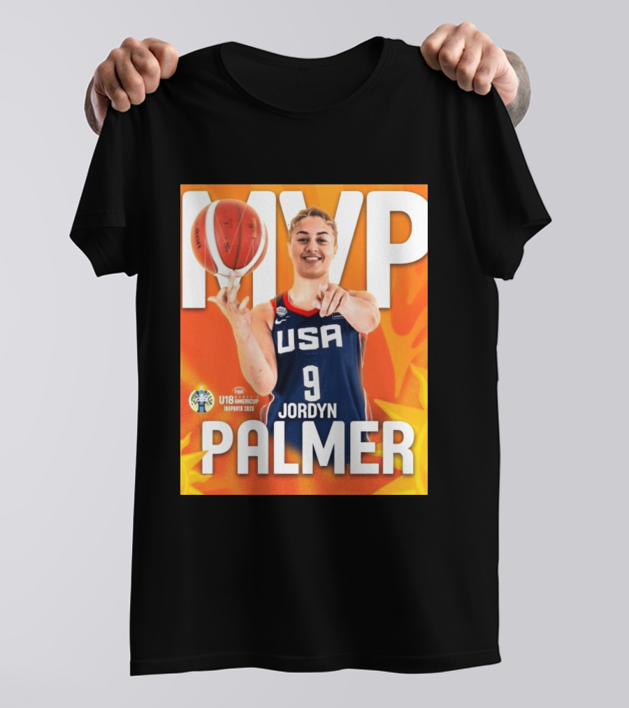 USA Basketball Jordyn Palmer MVP FIBA U18 Women's AmeriCup 2026 T-Shirt
