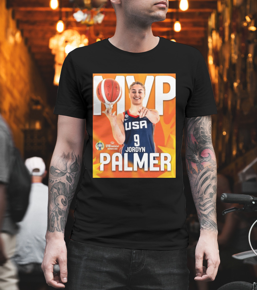 USA Basketball Jordyn Palmer MVP FIBA U18 Women's AmeriCup 2026 T-Shirt