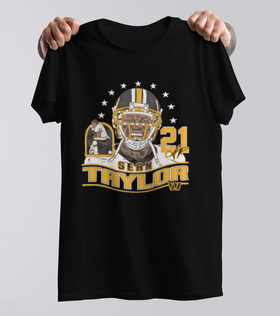 Sean Taylor 21 Washington Commanders Football Legacy Stars T-Shirt