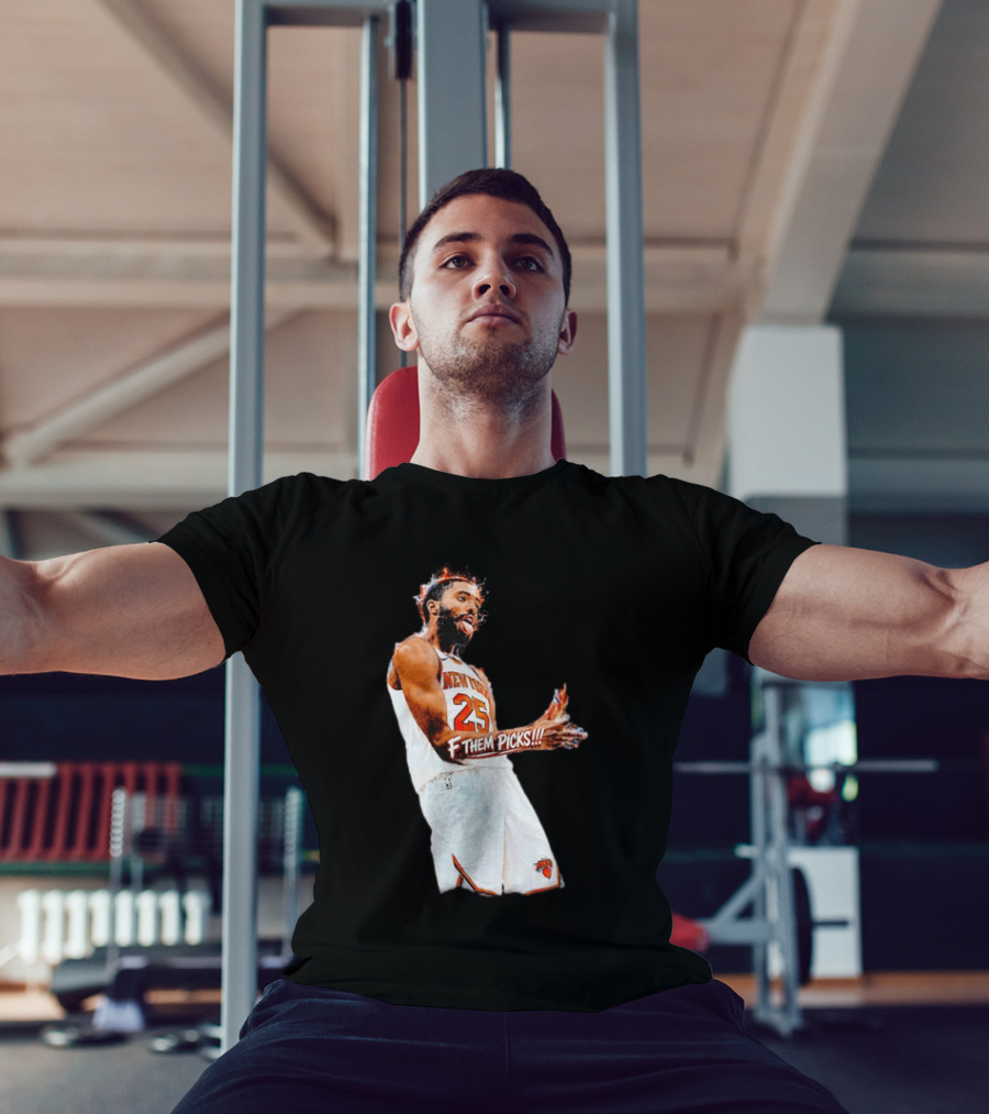 Mikal Bridges New York Knicks 25 F Them Picks T-Shirt